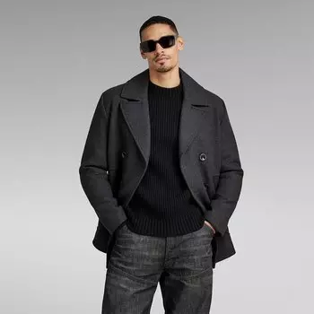 Пальто G-Star Wool Peacoat, серый