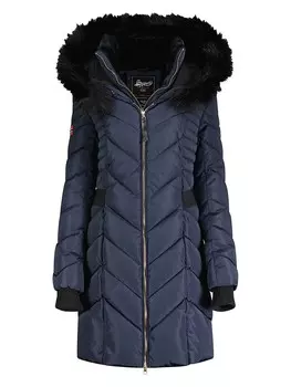 Пальто Geographical Norway Dolrie, темно-синий