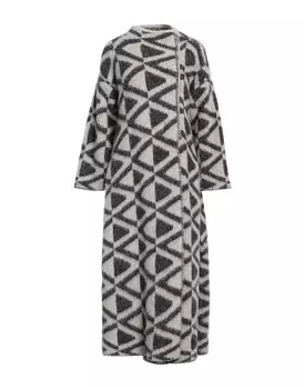 Пальто Giorgio Armani, светло-серый