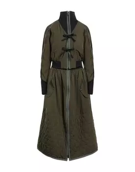 Пальто Giorgio Armani, зеленый