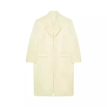 Пальто Givenchy Notched Lapel Coat, цвет Butter
