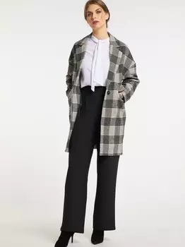 Пальто glen в клетку Usha, белый