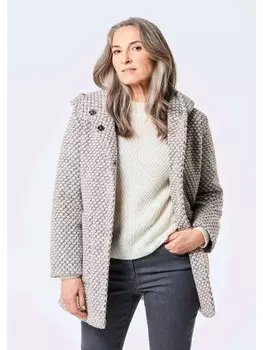 Пальто GOLDNER, цвет ros/grau/gemustert