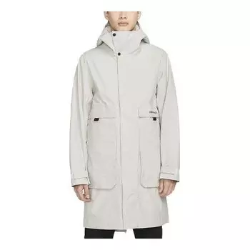Пальто gore tex 2 в 1 со съемным капюшоном и утепленным пальто Air Jordan, белый