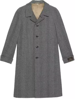 Пальто Gucci Houndstooth, черный