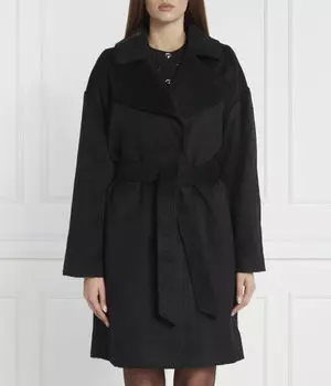 Пальто Guess Jeans, черный