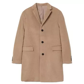 Пальто H&amp;M Cashmere-blend, светло-коричневый