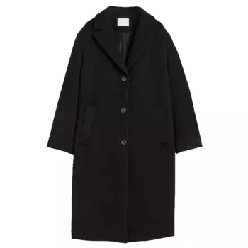 Пальто H&amp;M Single Breasted, черный