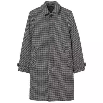 Пальто H&amp;M Wool-Blend Car, черный/принт