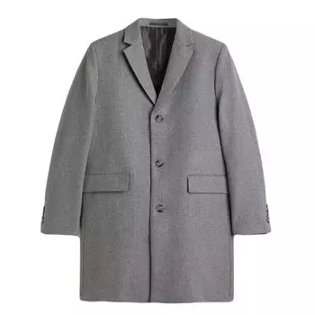 Пальто H&amp;M Wool-blend, серый