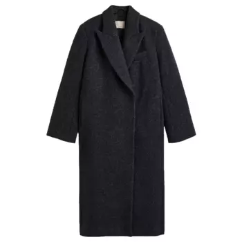 Пальто H&amp;M Wool Blend, темно-серый