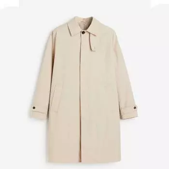 Пальто H&M Regular Fit Car, светло-бежевый