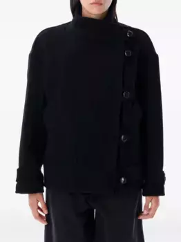 Пальто Hanis с высоким воротом и пуговицами ISABEL MARANT