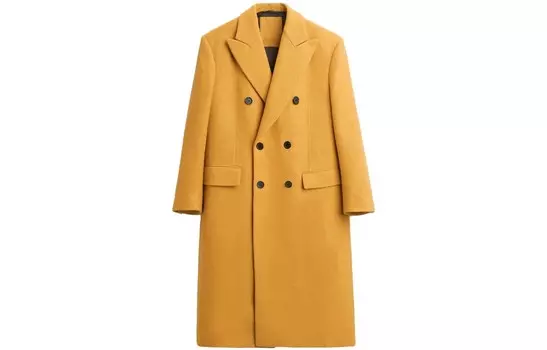 Пальто Harry Lambert Co-brand Unisex Orange Zara, оранжевый