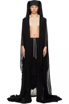 Пальто Hollywood allahnah Rick Owens, черный