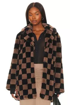 Пальто House of Harlow 1960 x REVOLVE Barrera, цвет Brown & Tan