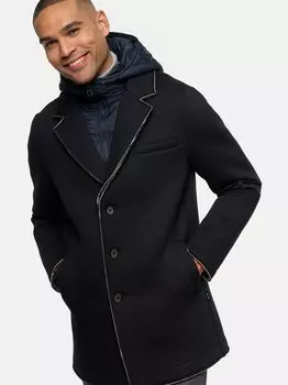 Пальто инапостолос Indicode, черный