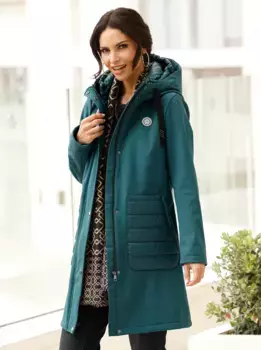 Пальто Inspirations из софтшелла Inspirationen, цвет Petrol