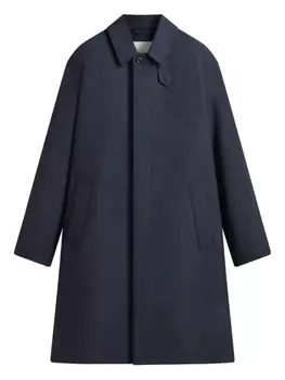 Пальто из данкельда Mackintosh, синий