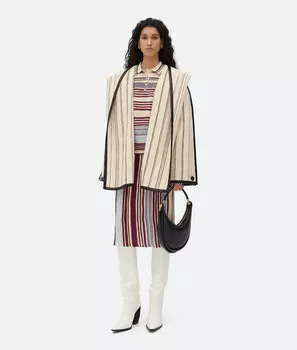Пальто из фактурного хлопка Bottega Veneta