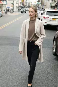 Пальто из фетра ZARA, песочный