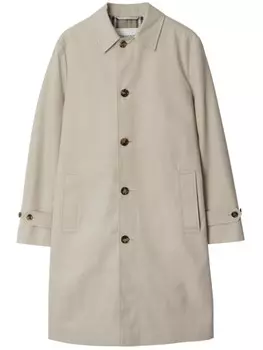 Пальто из хлопчатобумажной смеси Burberry, нейтральный цвет