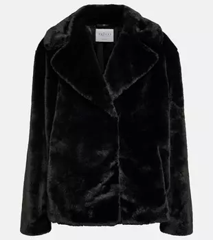 Пальто из искусственного меха ракель Velvet, черный