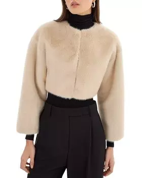 Пальто из искусственного меха Rowdie LAMARQUE, коричневый/бежевый