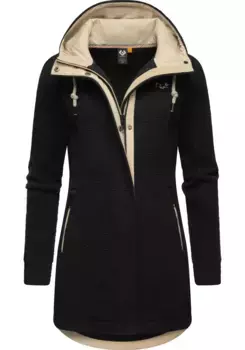 Пальто из искусственного меха в стиле рэгвеар "Letti Teddy Fleece", приятное и мягкое флисовое пальто Тедди Ragwear, черный