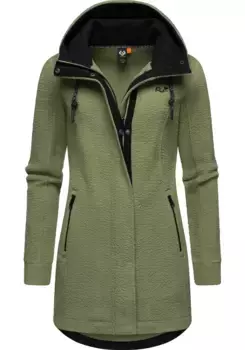 Пальто из искусственного меха в стиле рэгвеар "Letti Teddy Fleece", приятное и мягкое флисовое пальто Тедди Ragwear, зеленый