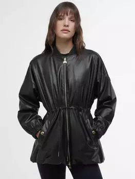 Пальто из искусственной кожи райли Barbour, черный