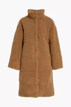 Пальто из искусственной овчины FRAME, кэмел