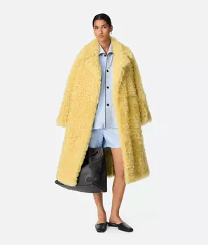 Пальто из кудрявой овчины Bottega Veneta