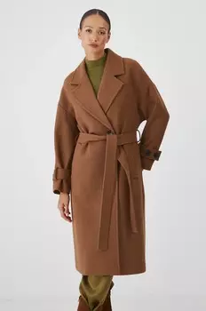 Пальто из медицинской шерсти Medicine, бежевый