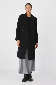 Пальто из медицинской шерсти Medicine, черный
