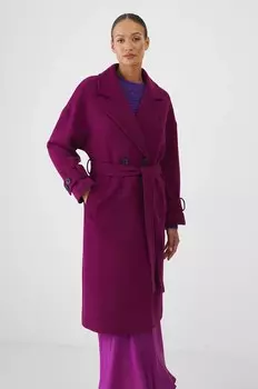 Пальто из медицинской шерсти Medicine, фиолетовый