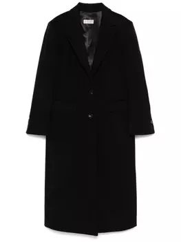 Пальто из натуральной шерсти Alberto Biani, черный