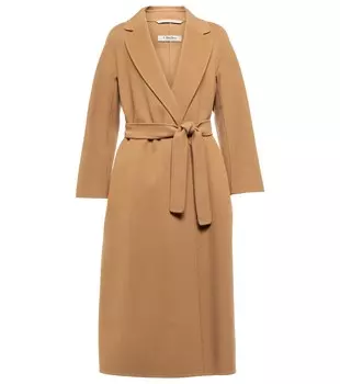 Пальто из натуральной шерсти Esturia 'S MAX MARA, бежевый