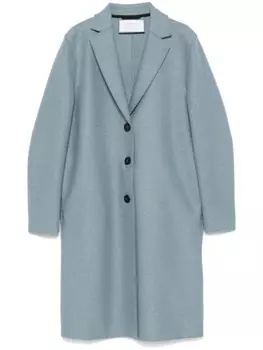 Пальто из натуральной шерсти Harris Wharf London, синий