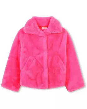 Пальто из неонового флиса Billieblush