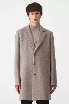 Пальто из смесовой шерсти Medicine, бежевый