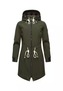 Пальто из софтшелла Mount Furnica MARIKOO, цвет Dark Olive