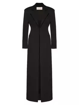 Пальто из техно-шерсти Valentino Garavani, черный