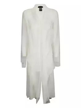 Пальто из тюля Maria Calderara, белый