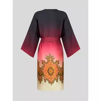 Пальто из твила цветного оттенка Etro, розовый