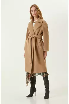 Пальто из верблюжьей шерсти Network, коричневый