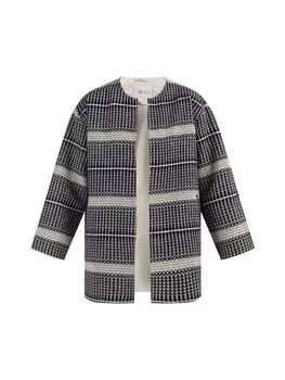 Пальто IZIA, цвет dunkelmarine wollweiss