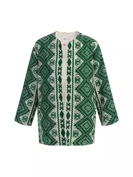 Пальто IZIA, цвет grn wollweiss stickerei