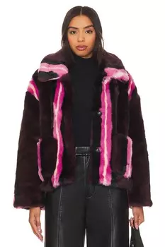 Пальто Jakke Traci, цвет Burgundy Stripe