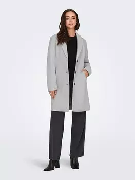 Пальто JDY Echo, светло-серый